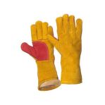 Краги спилковые пятипалые, 