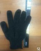 Перчатки ХБ двойные,  черные